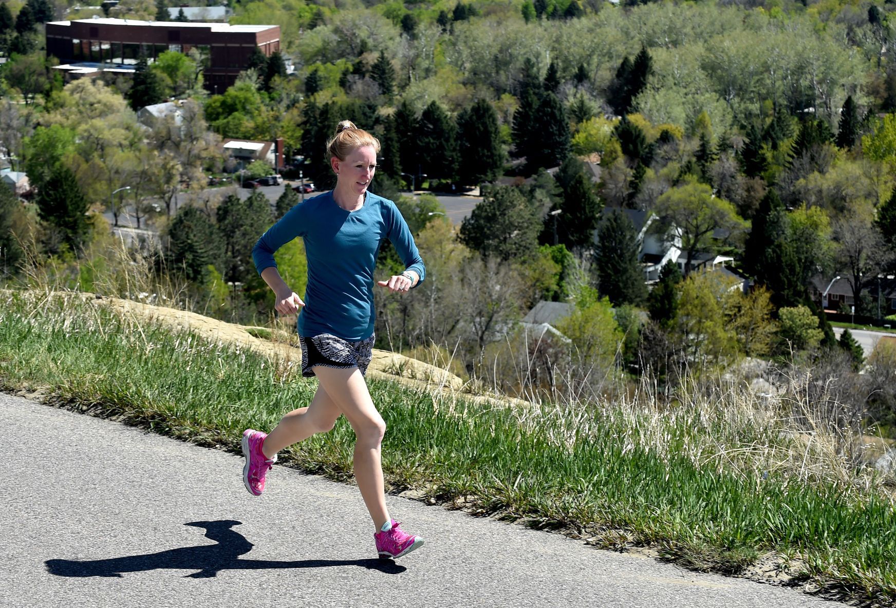 Marathon runner Lauren Zent